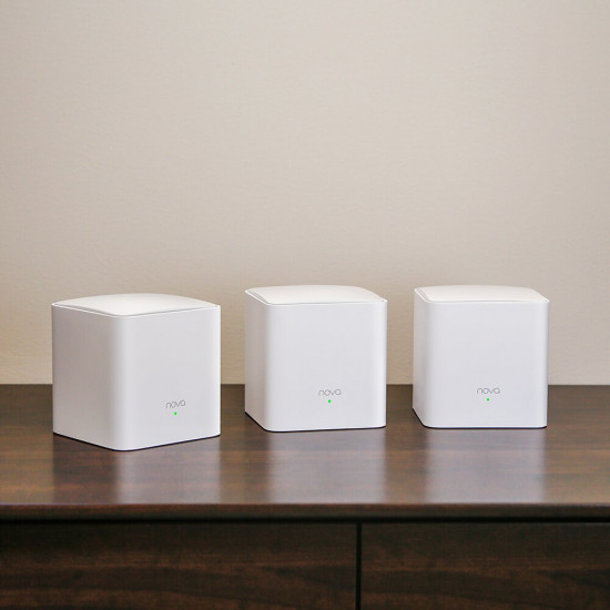 Tenda NOVA MW5G(3-PACK) mesh wi-fi system Dual-band (2.4 GHz / 5 GHz) Wi-Fi 5 (802.11ac) White 2 Internal