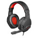 DEFENDER HEADPHONES WITH MICROPHONE CUJO BLACK-RED