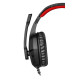 DEFENDER HEADPHONES WITH MICROPHONE CUJO BLACK-RED