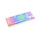 Modecom Volcano Lanparty Pudding Edition RGB (Outemu Blue) Mechanical Keyboard, White