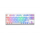 Modecom Volcano Lanparty Pudding Edition RGB (Outemu Blue) Mechanical Keyboard, White