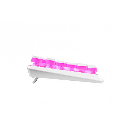 Modecom Volcano Lanparty Pudding Edition RGB (Outemu Blue) Mechanical Keyboard, White