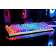 Modecom Volcano Lanparty Pudding Edition RGB (Outemu Blue) Mechanical Keyboard, White