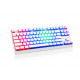 Modecom Volcano Lanparty Pudding Edition RGB (Outemu Brown) Mechanical Keyboard, White