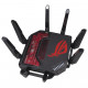 ASUS ROG Rapture GT-BE19000 wireless router Multi-Gigabit Ethernet Tri-band (2.4 GHz / 5 GHz / 6 GHz) Black, Red