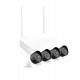 Tenda K4W-3TC video surveillance kit Wired & Wireless 4 channels