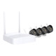 Tenda K4W-3TC video surveillance kit Wired & Wireless 4 channels