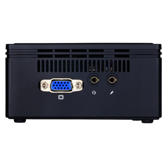 GIGABYTE GB-BACE-3160 PC/workstation barebone 0.69L sized PC Black J3160 1.6 GHz