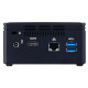 GIGABYTE GB-BACE-3160 PC/workstation barebone 0.69L sized PC Black J3160 1.6 GHz