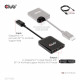 CLUB 3D CSV-7200  Multistream Transport (MST) Hub DisplayPort™1.4 to DisplayPort™1.4 Dual Monitor 4K60Hz M/F