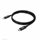 Club3D CAC-1576 USB4 GEN3X2 TYPE-C BI-DIRECTIONAL CABLE 8K60HZ,DATA 40GBPS, PD 240W(48V/5A) EPR M/M 1M / 3.28FT