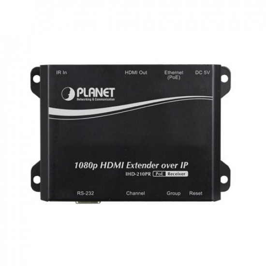 PLANET IHD-210PR AV extender AV receiver Black