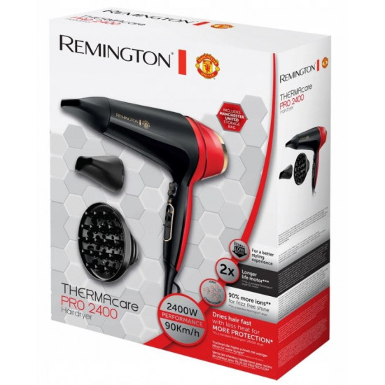 Remington D5755 hair dryer 2400 W Black, Red