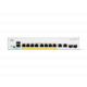 Cisco Catalyst 1200-8P-E-2G Smart Switch, 8 Port GE, PoE, Ext PS, 2x1GE Combo, Limited Lifetime Protection (C1200-8P-E-2G)