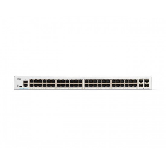 Cisco Catalyst 1200-48T-4G Smart Switch, 48 Port GE, 4x1GE SFP, Limited Lifetime Protection (C1200-48T-4G)