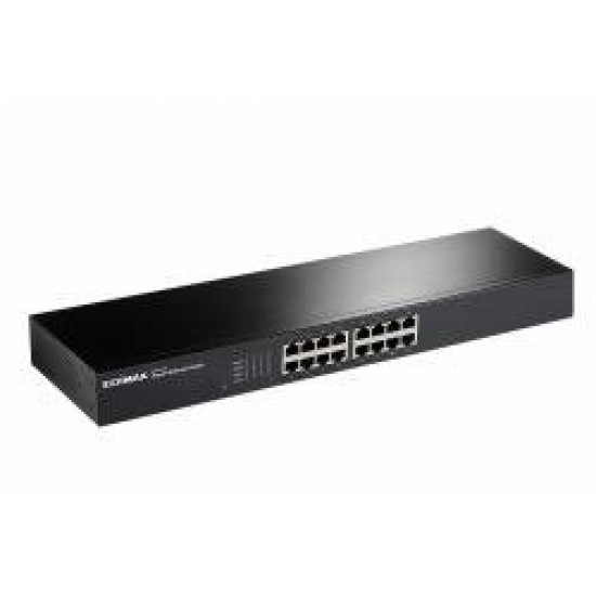 Edimax GS-1016 V2 network switch Managed Gigabit Ethernet (10/100/1000) Black