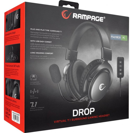 Gaming headset - Rampage R36 Drop