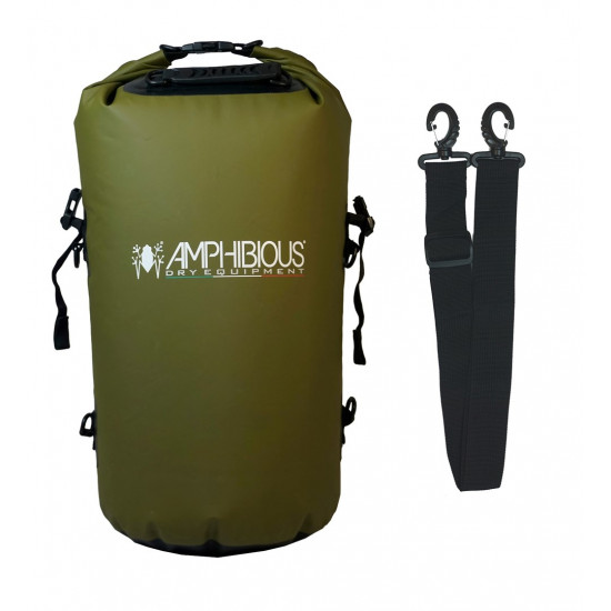 AMPHIBIOUS WATERPROOF BAG TUBE 40L GREEN P/N: TS-1040.15