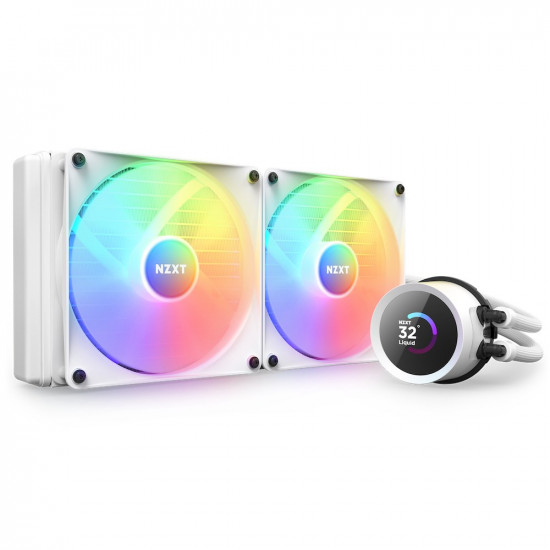 NZXT Kraken 280 RGB Processor All-in-one liquid cooler 14 cm White 1 pc(s)