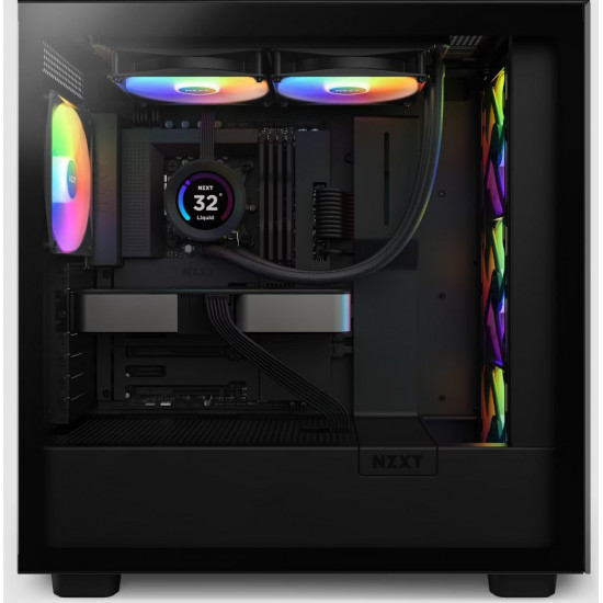 NZXT Kraken Elite 280 RGB Processor All-in-one liquid cooler 14 cm Black 1 pc(s)