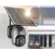 Extralink 3G/4G/LTE camera Mystic 4G PTZ with solar panel 8W, 1080p, IP66, 4x 18650 battery