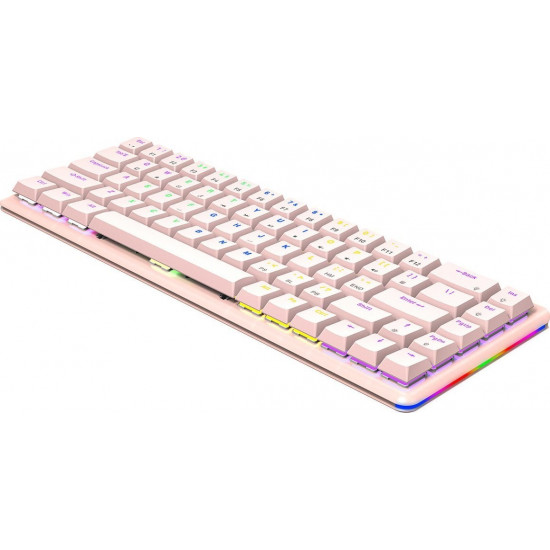 Wired mechanical keyboard - Rampage REBEL Pink