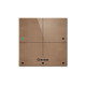 GRENTON TOUCH PANEL/ 4 TOUCH FIELDS/ TF-BUS/ LIGHT, MADE OF NATURAL LEATHER FRONT