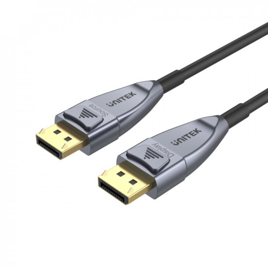 UNITEK 8K Ultrapro DisplayPort 1.4 Active Optical Cable