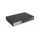 Extralink PoE Switch VIRTUS V3 16x 100Mb/s PoE/PoE+, 2x Gigabit RJ45 + 1x SFP, 150W