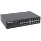 Intellinet 16-Port Gigabit Ethernet Switch, 16-Port RJ45 10/100/1000 Mbps, IEEE 802.3az Energy Efficient Ethernet, Desktop, 19 Rackmount