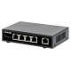 Intellinet 5-Port Gigabit Ethernet PoE+ Switch, Four PSE PoE Ports, IEEE 802.3at/af (PoE+/PoE) Compliant, PoE Power Budget up to 62 W, Desktop Format