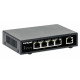 Intellinet 5-Port Gigabit Ethernet PoE+ Switch, Four PSE PoE Ports, IEEE 802.3at/af (PoE+/PoE) Compliant, PoE Power Budget up to 62 W, Desktop Format