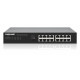 Intellinet 16-Port Gigabit Ethernet Switch 16 x 10/100/1000 Mbps RJ45 Ports, Green Ethernet / IEEE 802.3az Energy Efficient Ethernet, Desktop Format, Includes Optional 19 Rackmount Brackets