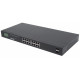 Intellinet 16-Port Gigabit Ethernet PoE+ Switch with 2 SFP Ports, LCD Display, IEEE 802.3at/af Power over Ethernet (PoE+/PoE) Compliant, 370 W, Endspan, 19 Rackmount