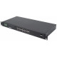 Intellinet 16-Port Gigabit Ethernet PoE+ Switch with 2 SFP Ports, LCD Display, IEEE 802.3at/af Power over Ethernet (PoE+/PoE) Compliant, 370 W, Endspan, 19 Rackmount