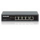 Intellinet 5-Port Gigabit Switch with PoE Passthrough, One IEEE 802.3bt (PoE++ / 4PPoE) PD PoE Port with 95 W Power Input, Four PSE PoE ports, PoE Power Budget up to 65 W, IEEE 802.3at/af Compliant Output, Desktop, Wall-mount Option