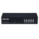 Intellinet 8-Port Fast Ethernet PoE+ Switch, 8 x PoE ports, IEEE 802.3at/af Power-over-Ethernet (PoE+/PoE), Endspan, Desktop, Box