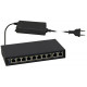 PULSAR S108-90W network switch Managed Fast Ethernet (10/100) Power over Ethernet (PoE) Black