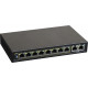 PULSAR S108-90W network switch Managed Fast Ethernet (10/100) Power over Ethernet (PoE) Black