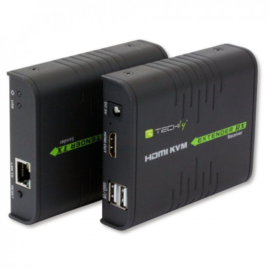 Techly IDATA HDMI-KVM2 KVM extender Transmitter & receiver