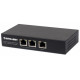 Intellinet 2-Port Gigabit High-Power PoE+ Extender Repeater, IEEE 802.3at/af Power over Ethernet (PoE+/PoE), metal