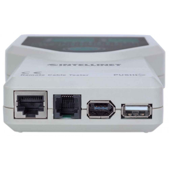 Intellinet 5-in-1 Cable Tester, Tests 5 Commonly Used Network RJ45 and Computer Cables