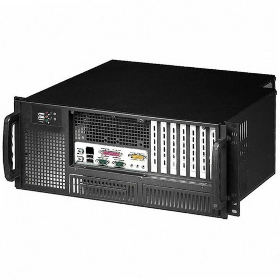 Techly Chassis Industrial Rack 19/Desktop 4U Ultra Compact Black I-CASE MP-P4HX-BLK6