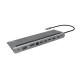 UNITEK D1022A notebook dock/port replicator USB 3.2 Gen 1 (3.1 Gen 1) Type-C Grey