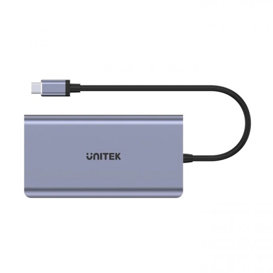 Unitek D1019B USB-C Hub 8W1 USB-C 3.1, PD 100W, D1019B