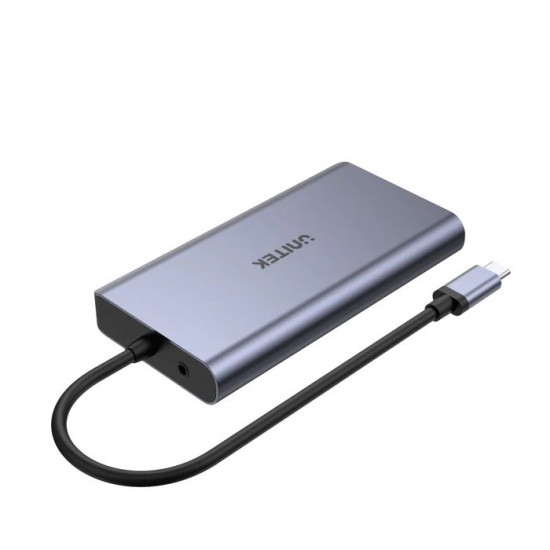 Unitek D1019B USB-C Hub 8W1 USB-C 3.1, PD 100W, D1019B