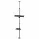 Telescopic TV holder, ceiling and floor with shelf Maclean MC-791N 37 -70, max. 30 kg