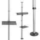 Telescopic TV holder, ceiling and floor with shelf Maclean MC-791N 37 -70, max. 30 kg