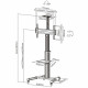 Techly Floor Support Trolley for LCD / LED / Plasma 37-70 with Shelf  ICA-TR15