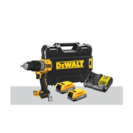 DEWALT WIERTARKO-WKRĘTARKA UDAROWA 18V 90Nm DCD805H2T 2x5,0Ah POWERSTACK